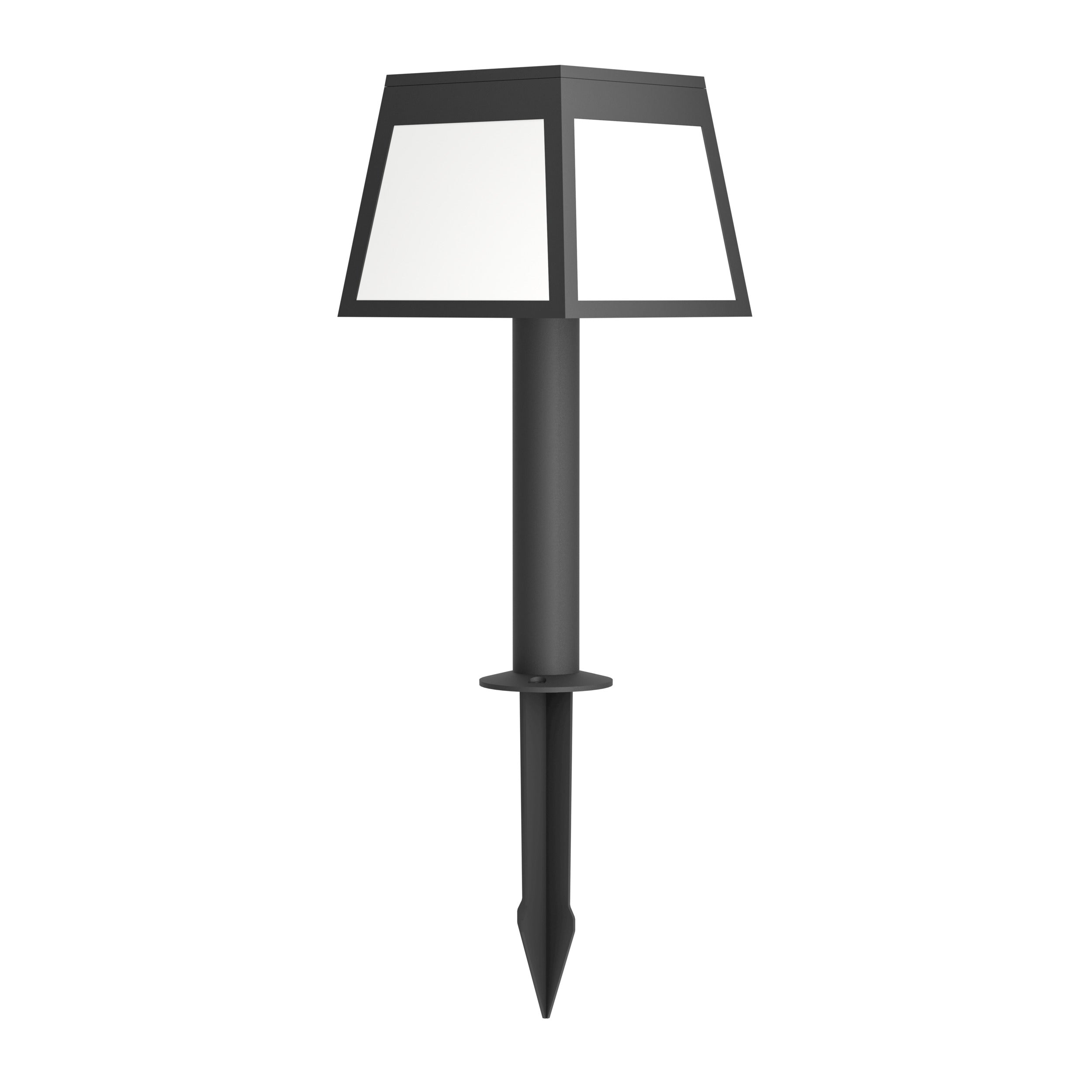 EGLO solar priklamp buiten Altilia - led - 56 cm - zwart/wit