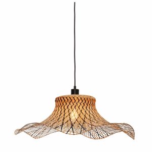 GOOD&MOJO hanglamp Ibiza – bruin – Ø65cm GOOD&MOJO hanglamp Ibiza – bruin – Ø65cm
