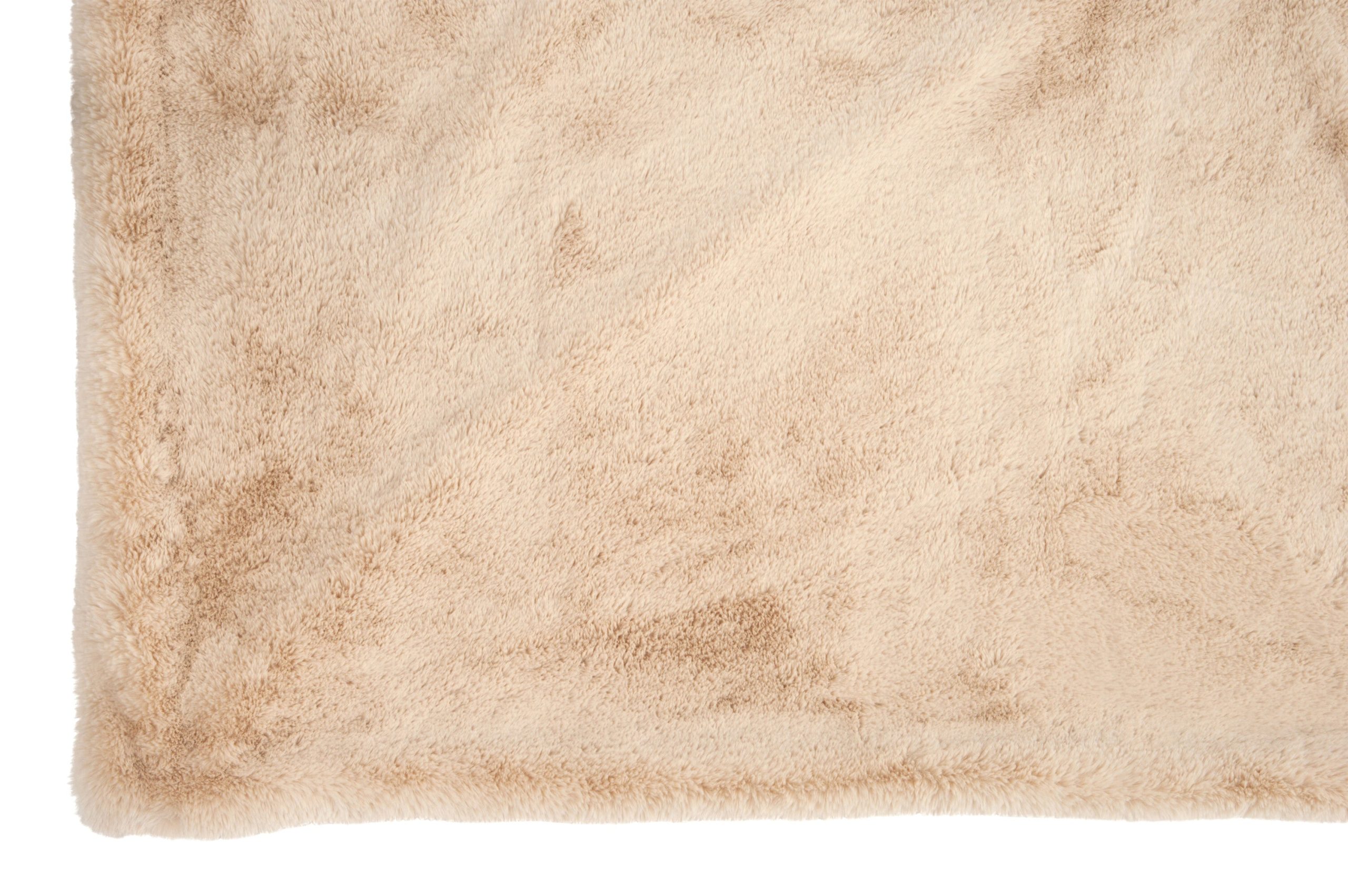 J-Line plaid Cutie - fleece deken – polyester – lichtcamel - 180 x 30