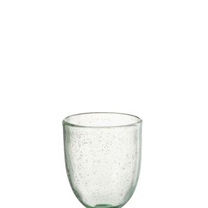J-Line wijnglas Lisboa – glas – muntgroen – 6 stuks