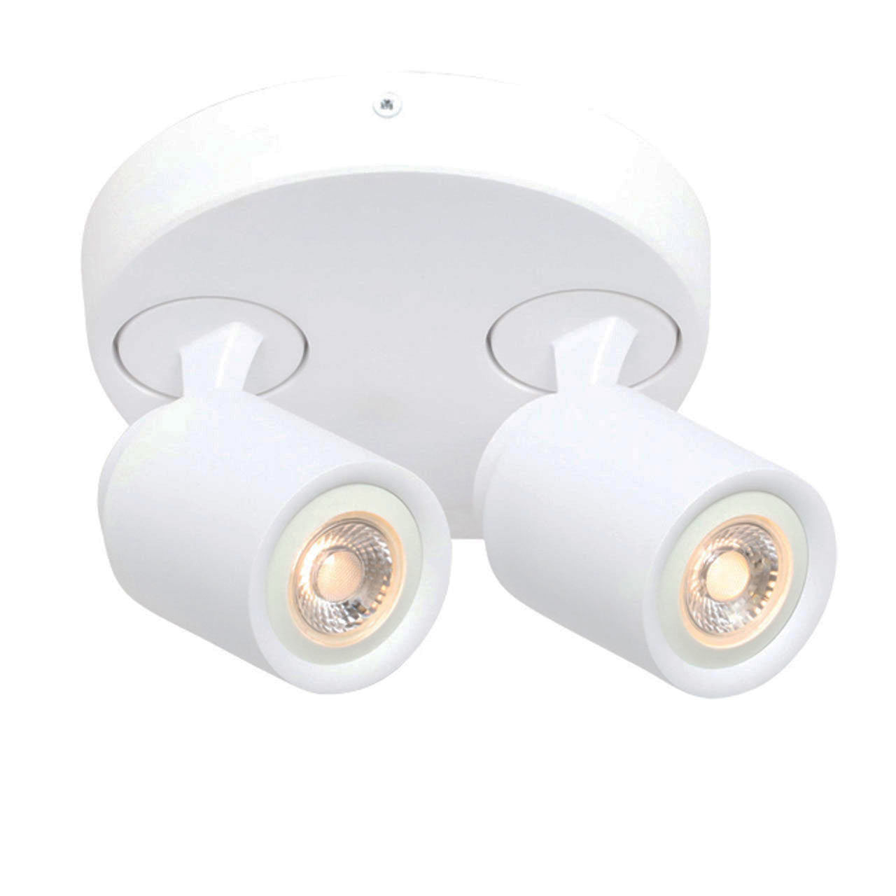 Freelight spot Razza - 2 lichts - 17 x 14 cm - wit