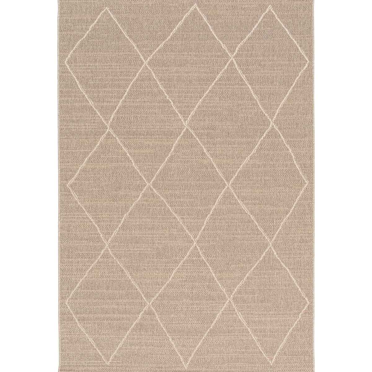 Garden Impressions Buitenkleed Diamonds 160x230 cm - taupe