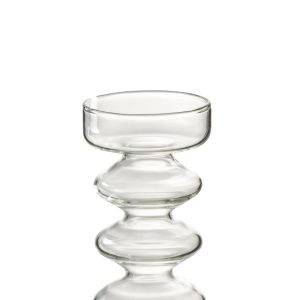 J-Line vaas Luna – glas – transparant – small – 14 cm hoog J-Line vaas Luna – glas – transparant – small – 14 cm hoog