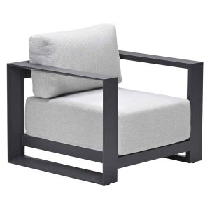 Garden Impressions loungestoel Malakka – donker grijs