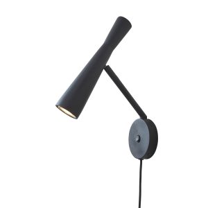 it's about RoMi wandlamp BORDEAUX – zwart – Ø6cm it's about RoMi wandlamp BORDEAUX – zwart – Ø6cm