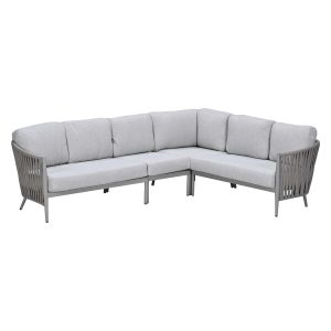 Garden Impressions Loungebank Devin 4-delig – taupe Garden Impressions Loungebank Devin 4-delig – taupe