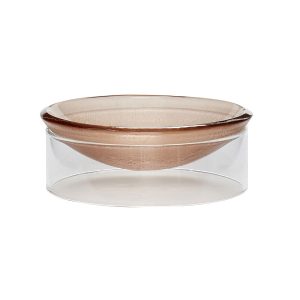 Hübsch kom Flow – glas – ø12xh4cm