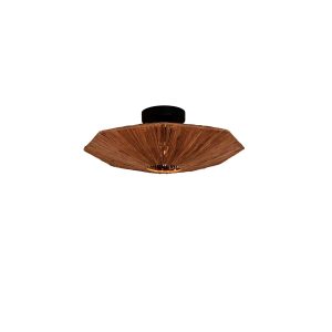 GOOD&MOJO plafonniere Panama – bruin – Ø45cm GOOD&MOJO plafonniere Panama – bruin – Ø45cm