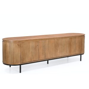 Giga Meubel Tv-Meubel Tora – Naturel – Mangohout – 200cm