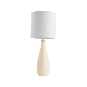 HOME DELUXE Grote tafellamp met stoffen kap MELVA – Crème HOME DELUXE Grote tafellamp met stoffen kap MELVA – Crème