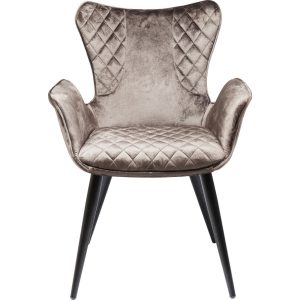 Kare Design Stoel met armleuningen Dream bruin