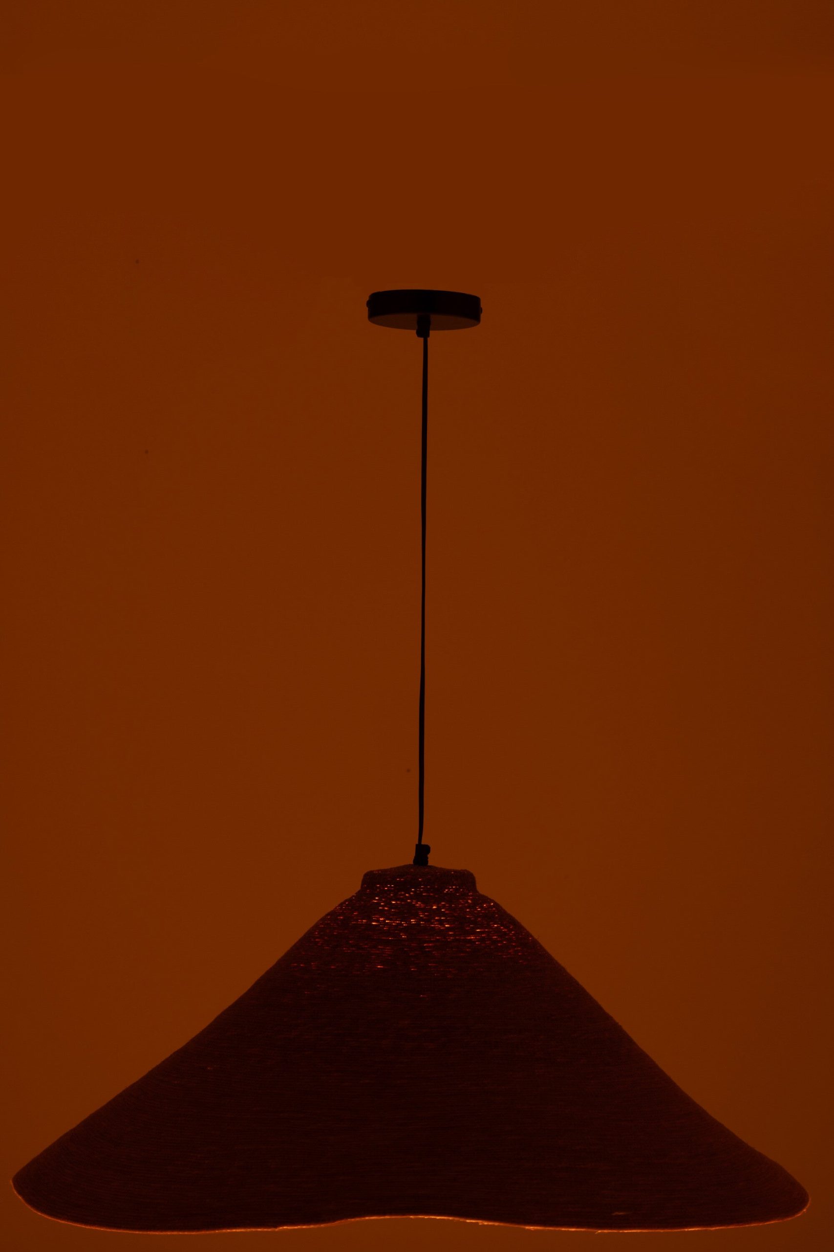J-Line hanglamp - zeegras - roest