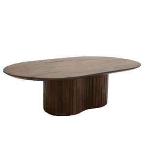 Giga Meubel Salontafel Ava – Ovaal – Mangohout – 120cm