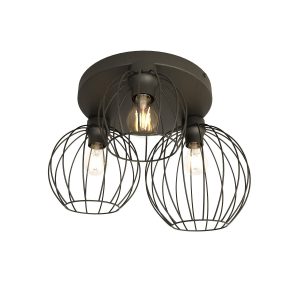 Emibig plafondlamp Nest – 3 lichts – 41 x 28 cm – zwart Emibig plafondlamp Nest – 3 lichts – 41 x 28 cm – zwart