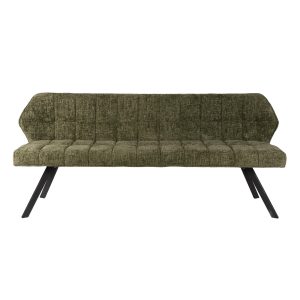 Giga Living Eetkamerbank Raster – Groen – 180x60x80cm Giga Living Eetkamerbank Raster – Groen – 180x60x80cm