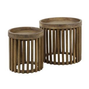 Giga Meubel Bijzettafel Tweak – Naturel Hout – Set van 2 – 45x45x45cm Giga Meubel Bijzettafel Tweak – Naturel Hout – Set van 2 – 45x45x45cm