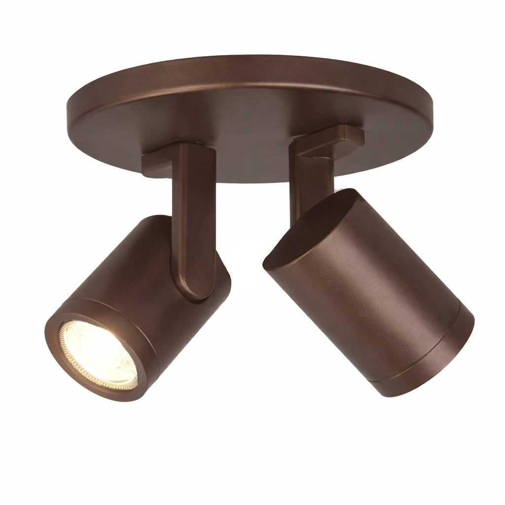 Highlight spot HALO - 2 lichts - 17 x 15 cm - bruin