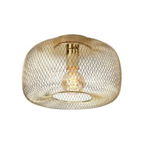 Highlight plafondlamp Honey – 1 lichts – 32 x 20 cm – goud Highlight plafondlamp Honey – 1 lichts – 32 x 20 cm – goud