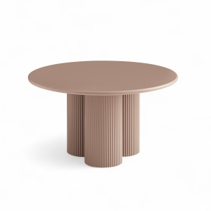 Furnhouse ronde salontafel Flow – Mokkamousse – Ø 80 cm