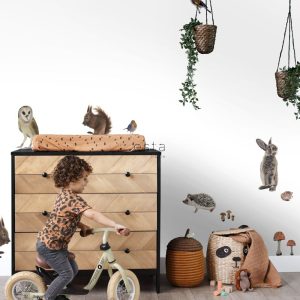 ESTAhome muursticker bosdieren bruin – 47.5 x 66 cm – 156101 ESTAhome muursticker bosdieren bruin – 47.5 x 66 cm – 156101
