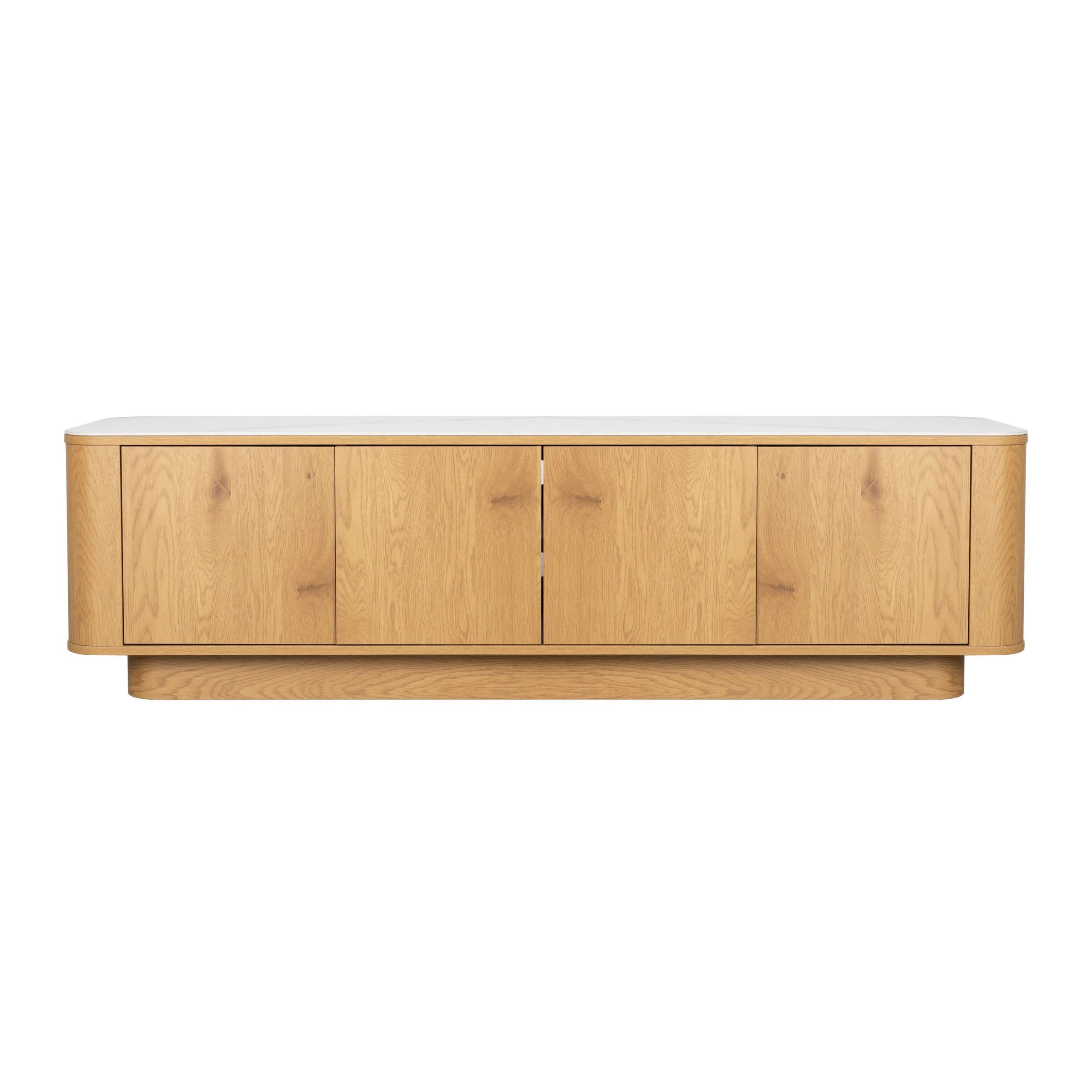 Housecraft Living Almira Dressoir Laag 180 cm Hout/ Marmerlook Naturel