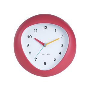 Karlsson wandklok Funky Vibes – rood – Ø25.5cm