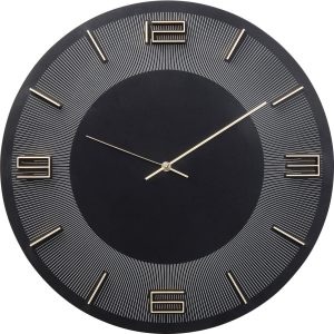 Kare Design Wandklok Leonardo zwart