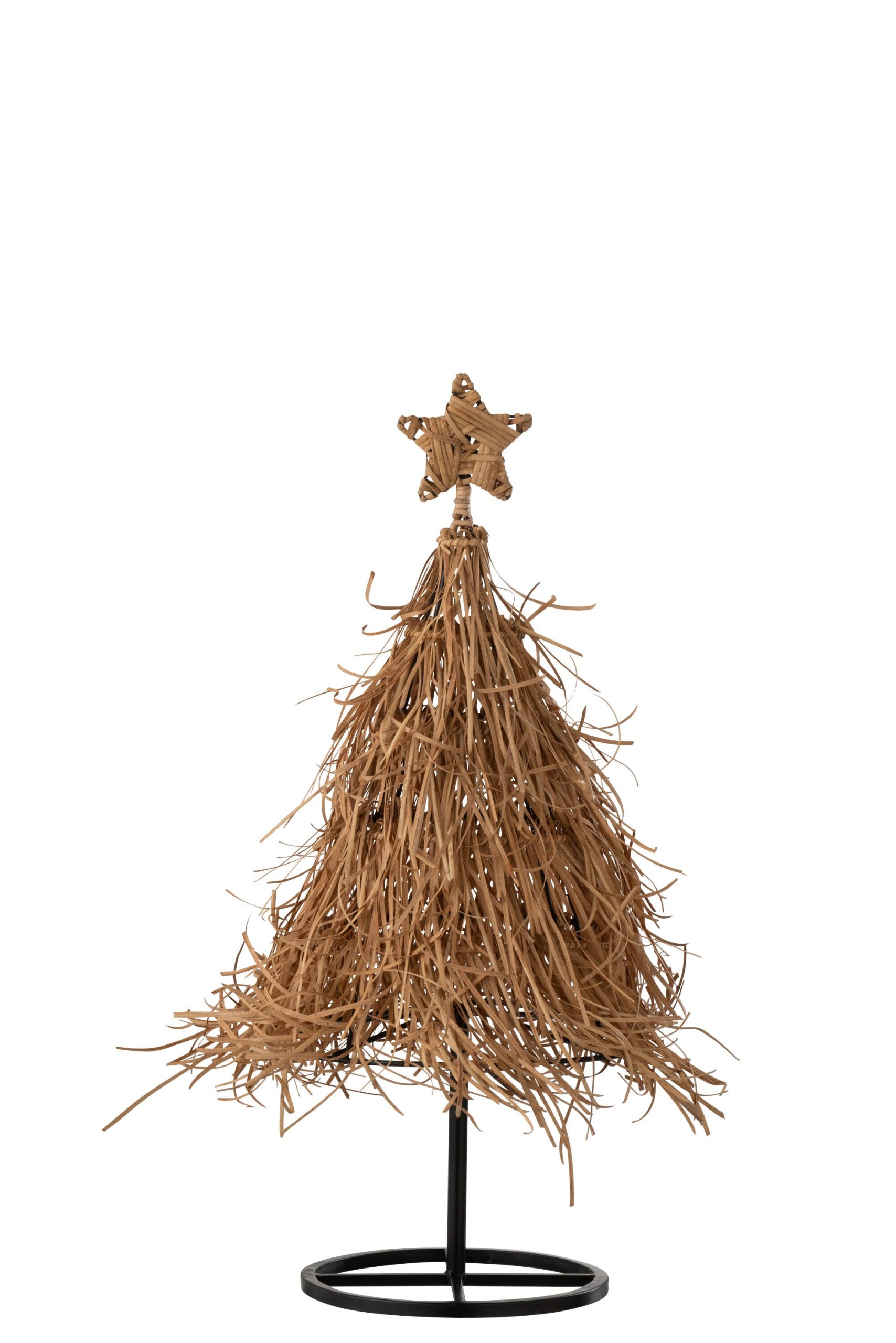 J-Line decoratie kerstboom Ster - jute - small