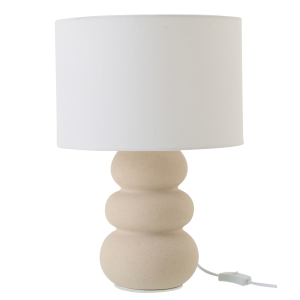J-Line tafellamp Victor – keramiek – wit