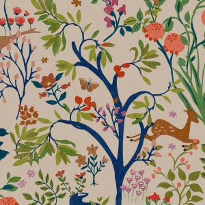 Joules Vliesbehang – Enchanted Woodland Antique Creme – 1005×52