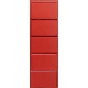 Kare Design Schoenenkast Caruso rood 5 laden Kare Design Schoenenkast Caruso rood 5 laden