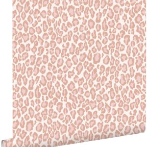 ESTAhome behang panterprint perzik roze – 53 cm x 10.05 m – 128821 ESTAhome behang panterprint perzik roze – 53 cm x 10.05 m – 128821