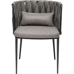 Kare Design Stoel met armleuningen Cheerio grijs Kare Design Stoel met armleuningen Cheerio grijs