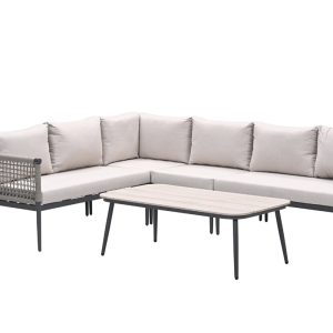 Garden Impressions lounge hoekbank Teramon – taupe Garden Impressions lounge hoekbank Teramon – taupe