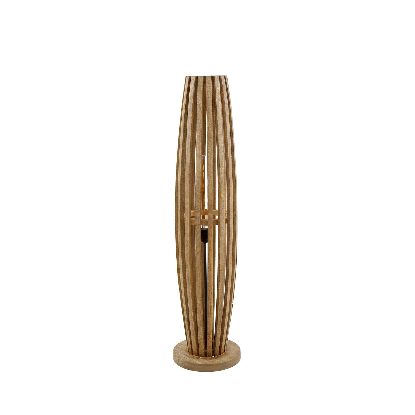 Giga Meubel Vloerlamp Orbit - Mangohout Naturel - 2-Lichts - 105x22x22