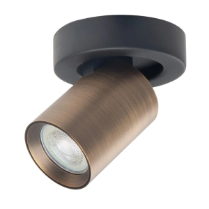 Highlight spot Oliver – 1 lichts – 10 x 13 cm – zwart brons