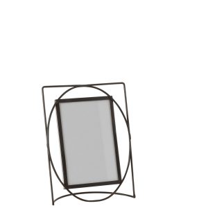 J-Line fotolijst Rechthoek – metaal/glas – donkerbruin – small