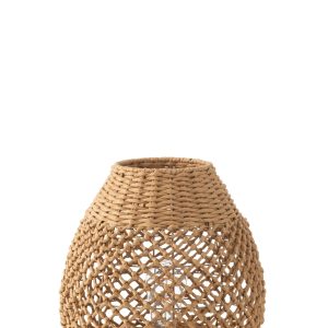 J-Line lamp Getwist – metaal – donkerbeige/naturel – small J-Line lamp Getwist – metaal – donkerbeige/naturel – small