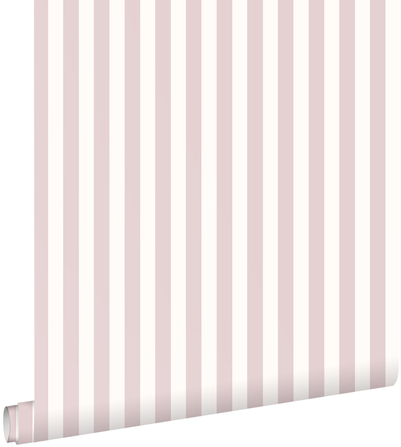 ESTAhome behang strepen lichtpaars en wit - 53 cm x 10.05 m - 130952