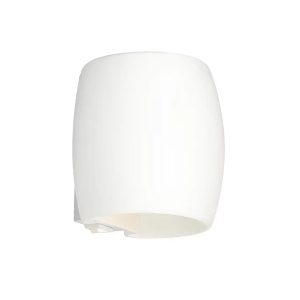 Highlight wandlamp Oyster – 1 lichts – 15.5 x 14 cm – wit