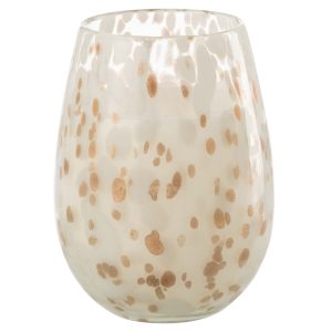 J-Line geurkaars Mia – Osmanthus & Suede – glas – wit – large – 230U J-Line geurkaars Mia – Osmanthus & Suede – glas – wit – large – 230U