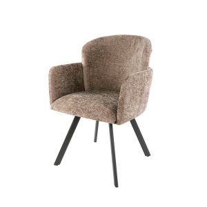 Giga Meubel Eetkamerstoel Embrace – Champagne – Draaibaar – Set van 2 Giga Meubel Eetkamerstoel Embrace – Champagne – Draaibaar – Set van 2