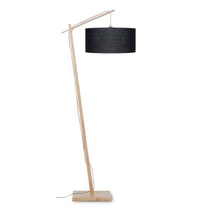 GOOD&MOJO vloerlamp Andes – zwart – Ø47cm