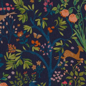 Joules Vliesbehang – Enchanted Woodland Navy – 1005×52
