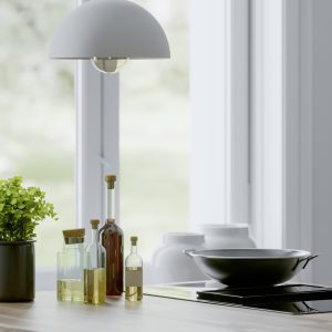 EGLO hanglamp Gaetano – e27 – 1 lichts – ø30cm – wit EGLO hanglamp Gaetano – e27 – 1 lichts – ø30cm – wit