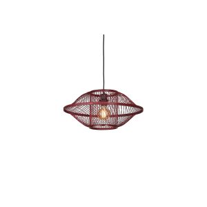 GOOD&MOJO hanglamp MAUI – rood – Ø50cm GOOD&MOJO hanglamp MAUI – rood – Ø50cm