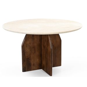 Giga Meubel Eettafel Danae – Rond – Marmer – 130cm Giga Meubel Eettafel Danae – Rond – Marmer – 130cm