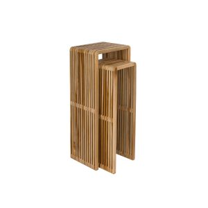 Housecraft Living Djia Plantenstandaard/ Plantenzuil binnen Teak Hout