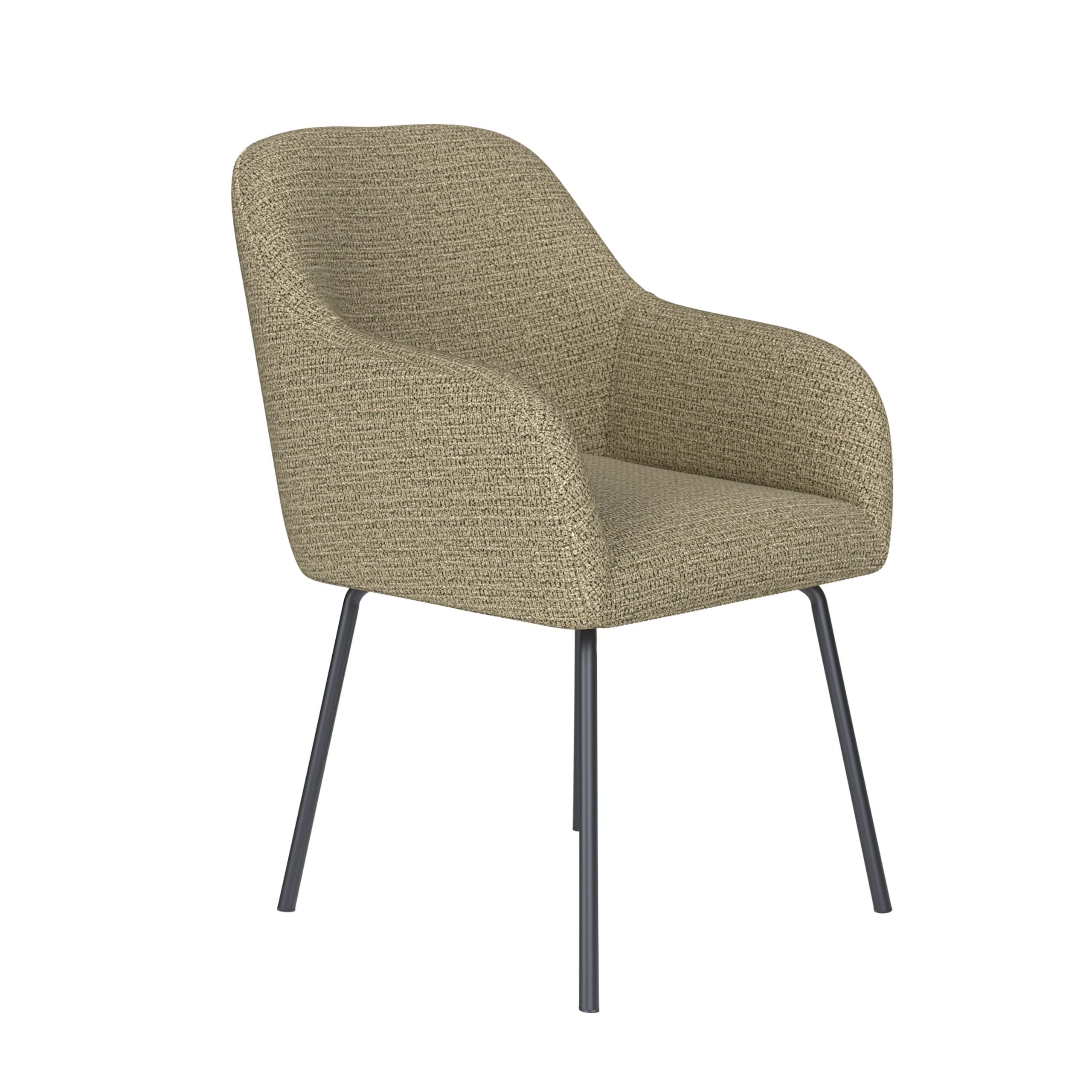 Housecraft Living Otis Eetkamerstoel Metaal Pistache groen