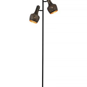 Freelight vloerlamp Fueco – 2 lichts – 25 x 160 cm – zwart bruin Freelight vloerlamp Fueco – 2 lichts – 25 x 160 cm – zwart bruin
